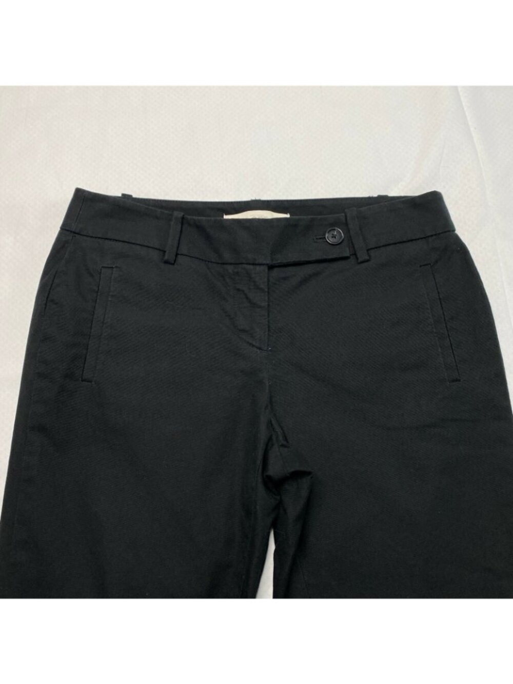 Ann Taylor Loft Black Marisa Petite 2P Straight-Leg Dress Pants Womens Work Trou - Picture 6 of 13